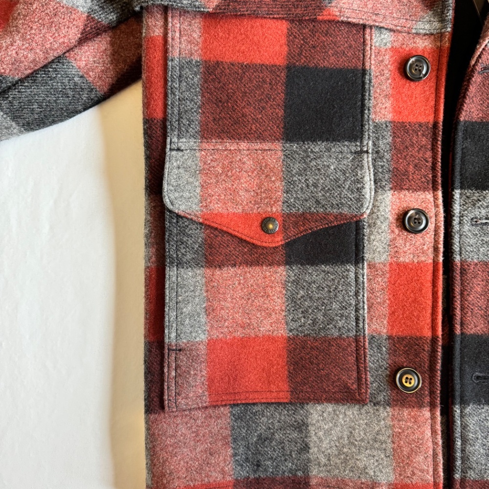 Filson Wool Packer Coat, Men's Size Small, "Rust" Colour - Picture 5 of 7